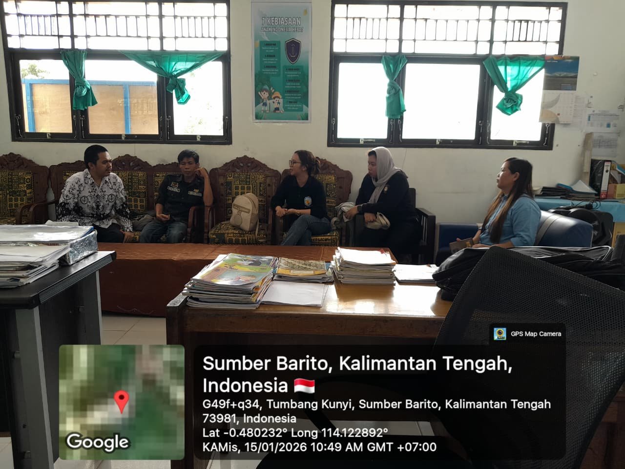 SMAN 1 Sumber Barito Terima Sosialisasi Pendaftaran Paskibraka dari Kesbangpol